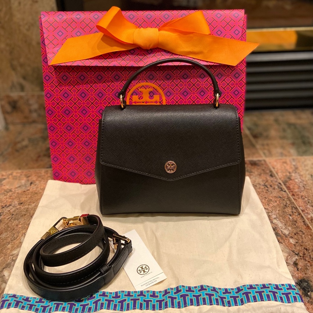 EUC Tory Burch Robinson small top-handle satchel